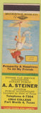 Matchbook Cover - AA Steiner Accountant Fort Worth TX pinup