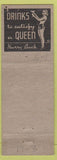 Matchbook Cover - 247 Club Portland OR? Girlie WEAR