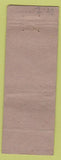 Matchbook Cover - Frontier Club NO TOWN girlie WORN Pickel