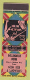 Matchbook Cover - Rollinsville Hotel CO? Colorado girlie CREASE