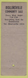 Matchbook Cover - Rollinsville Hotel CO? Colorado girlie CREASE