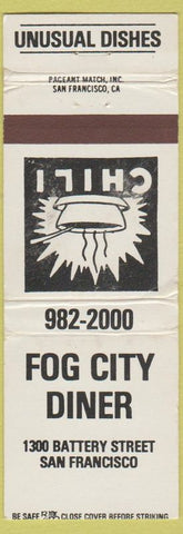 Matchbook Cover - Fog City Diner San Francisco CA