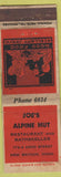Matchbook Cover - Joe's Alpine Hut New Britain CT WEAR girlie back'