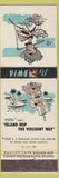 Matchbook Cover - British West Indies Airways airline girlie