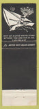 Matchbook Cover - British West Indies Airways airline girlie