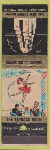 Matchbook Cover - Hotel New Yorker NYC girlie