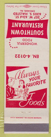 Matchbook Cover - Smithtown Restaurant Chicago IL