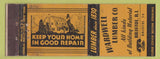 Matchbook Cover - Wardwell Lumber Bristol RI Federal