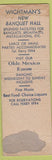 Matchbook Cover - Wightman's Diner South Attleboro MA feature'