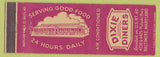 Matchbook Cover - Dixie Diners Baltimore MD