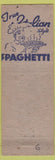 Matchbook Cover - Capri Restaurant Pittsburgh PA pinup