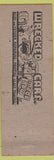 Matchbook Cover - Sabo Auto Body Co Derby CT pinup