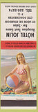 Matchbook Cover - Hotel Jolin Cte Dorchester PQ QC pinup