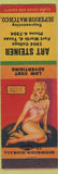 Matchbook Cover - Art Steiner Superior Match Fort Worth TX pinup
