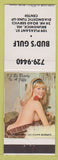 Matchbook Cover - Bud's Gulf oil gas Brunswick ME pinu'