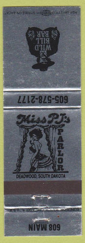 Matchbook Cover - Wild Bill Bar Deadwood SD girlie #1852