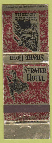 Matchbook Cover - Strater Hotel Durango CA girlie