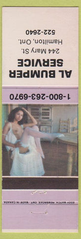 Matchbook Cover - Al Bumper Service Hamilton ON pinup