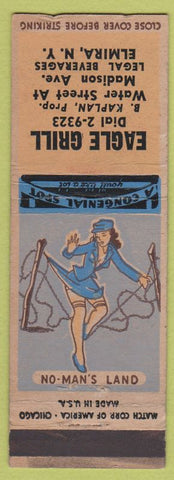 Matchbook Cover - Eagle Grill Elmira NY pinup