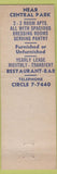 Matchbook Cover - Hotel Maurice NYC Federal WEAR