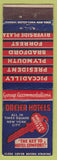 Matchbook Cover - Dreier Hotels NYC Federal LONG