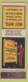 Matchbook Cover - West Hotel Denver CO FEDERAL LONG