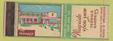 Matchbook Cover - Wayside Food Shop Springfield MA? FEDERAL LONG WBZA radio