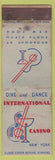 Matchbook Cover - International Casino NYC FEDERAL LONG WEAR