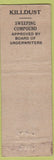 Matchbook Cover - HH Post Co Denver CO Store FEDERAL LONG WORN