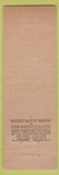 Matchbook Cover - Lauer Sisters Restaurant Chicago IL girlie Midget