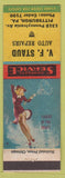 Matchbook Cover - VF Staud Auto Repair Pittsburgh PA pinup