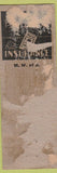 Matchbook Cover - Walter Rypka Standard Chemical Owatonna MN pinup WORN BACK