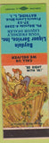 Matchbook Cover - Baydale Liquor LI NY Hillbilly