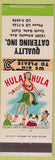 Matchbook Cover - Quality Catering South gate CA WEAR hula Hillbilly