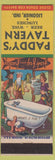 Matchbook Cover - Paddy's Tavern Ligonier IN Hillbilly