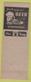 Matchbook Cover - Bank Cafe Pittsburgh PA Pinup