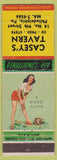 Matchbook Cover - Casey's Tavern Philadelphia PA WEAR Pinup