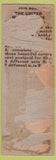 Matchbook Cover - Art Steiner Match Collector Fort Worth TX WORN Pinup