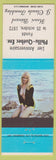 Matchbook Cover - Phillu Quebec Enr Fonde QC Pinup