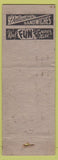 Matchbook Cover - Sloppy Joe's Bar Omaha NE Advance WORN Pinup