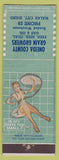 Matchbook Cover - Oneida Grain Malad City ID pinup feed seed coal