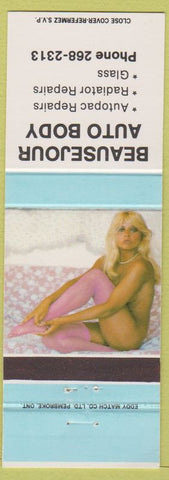 Matchbook Cover - Beausejour Auto Body QC? Pinup