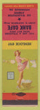 Matchbook Cover - Bank Cafe Pittsburgh PA Pinup