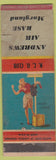 Matchbook Cover - Andrews Air Base MD NCO military WORN Pinup