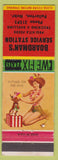 Matchbook Cover - Boardman's Service feed trucking Fullerton NE Pinup