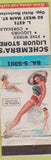Matchbook Cover - Schembra's Liquor Rochester NY Pinup