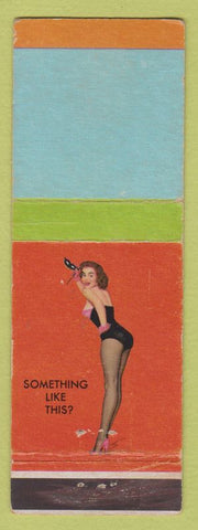 Matchbook Cover - Something Like This? Pinup BLACK Pinup