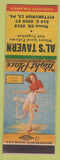 Matchbook Cover - Al's Tavern Pittsburgh PA Pinup