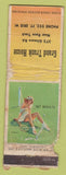 Matchbook Cover - Grand Trunk House Fort Erie West ON POOR Pinup