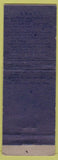Matchbook Cover - 21 Club Chicago IL Pinup